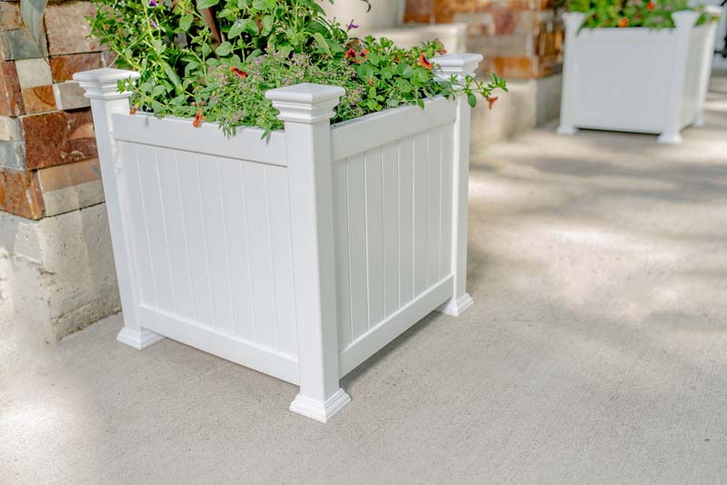 Classic Cardiff Planter Box on patio