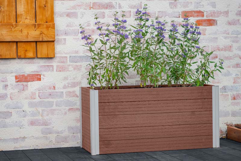 Urbana Small Parklette Planter on deck