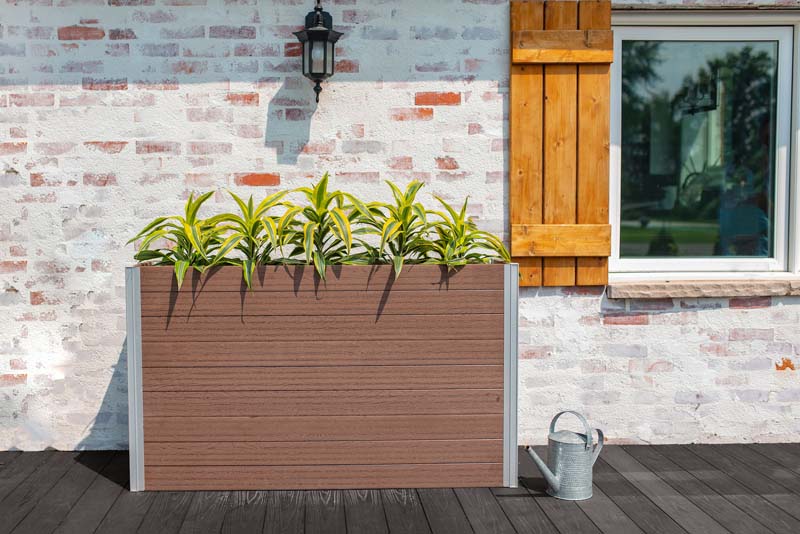 Urbana Large Parklette Planter on deck