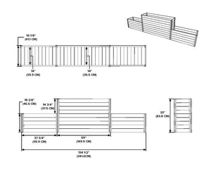 Urbana Parklette Planter Combo