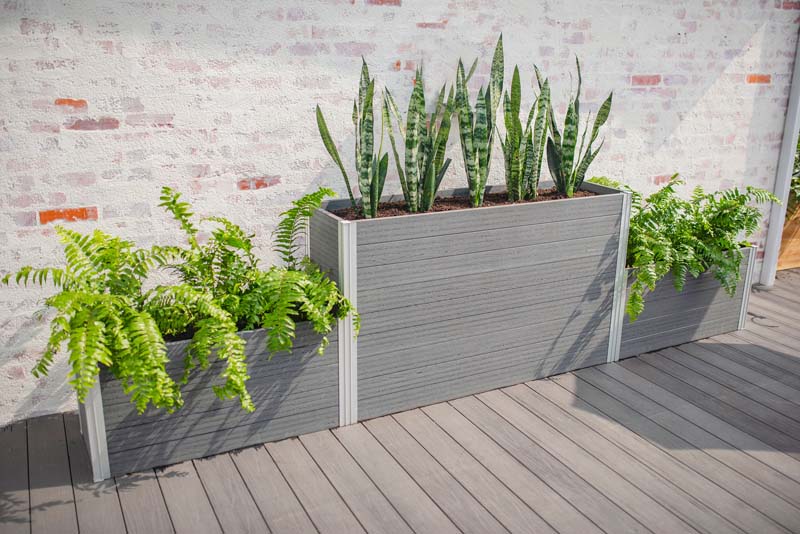 Urbana Parklette Planter Combo
