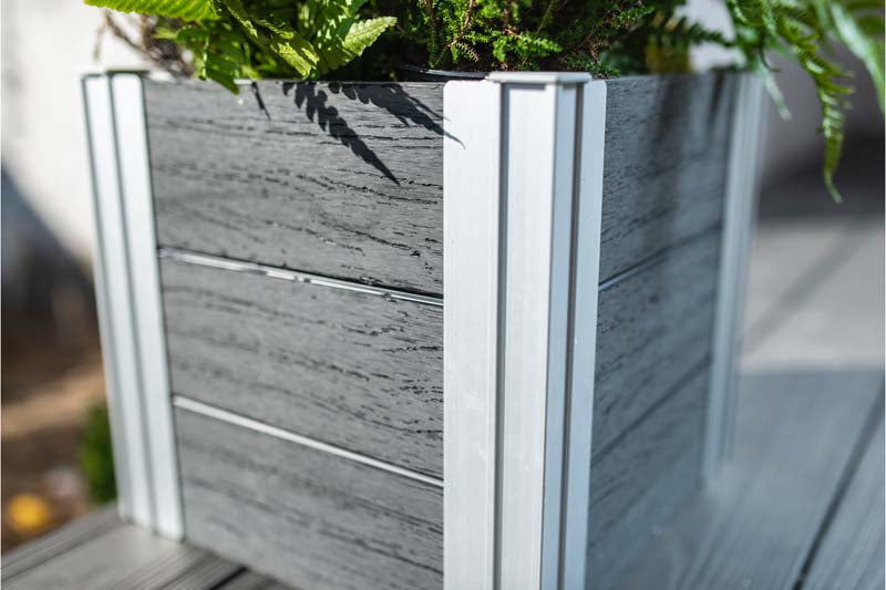 Urbana 12” Cube Planter close up