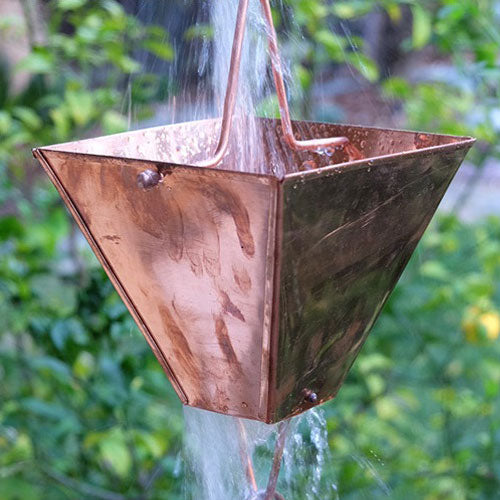 Extra Large Square Cups Rain Chain Cup Style Rain Chain Free Shipping