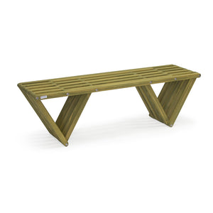 XQuare Wooden Bench X60 Avocado