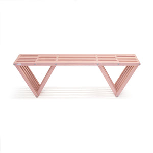 XQuare Wooden Bench X60 Dusty Rose