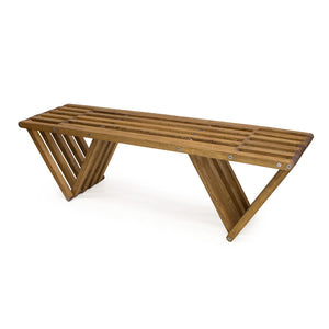 XQuare Wooden Bench X60 Light Brown