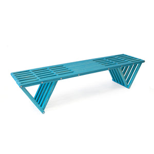 XQuare Wooden Bench X70 Gypsy Teal