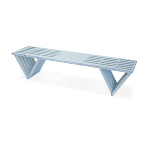 XQuare Wooden Bench X70 Shipmate Blue