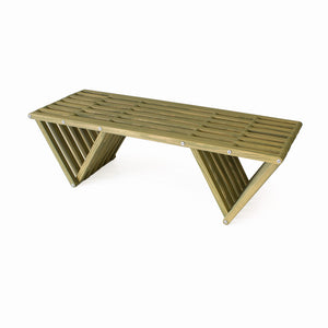 XQuare Wooden Bench X90 Avocado