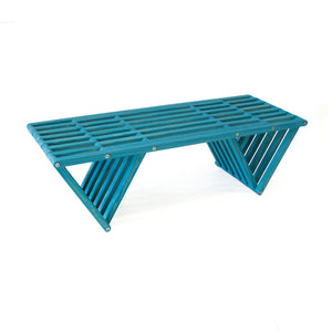 XQuare Wooden Bench X90 Gypsy Teal