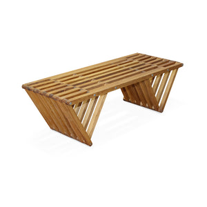XQuare Wooden Bench X90 Light Brown