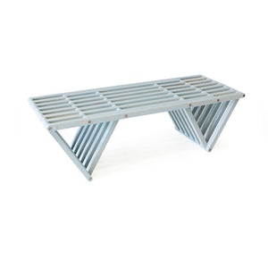 XQuare Wooden Bench X90 Shipmate Blue