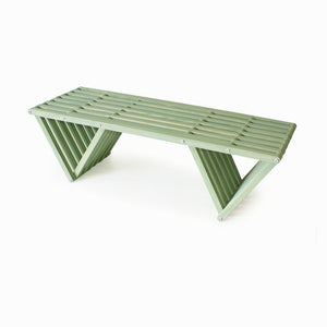 XQuare Wooden Bench X90 Woodland Green