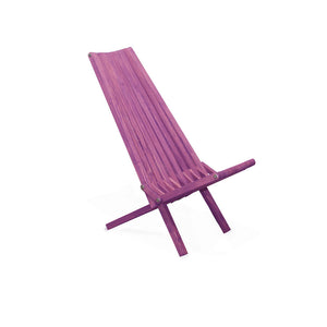 XQuare Wooden Folding Chair X45 Purple Berry