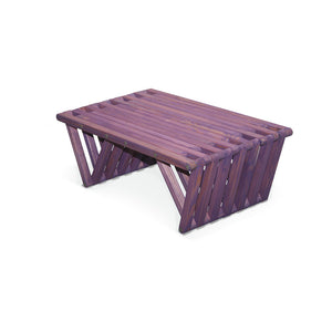 XQuare Wooden Coffee Table X36 Purple Berry