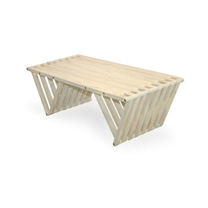XQuare Wooden Coffee Table X90 Bride’s Veil