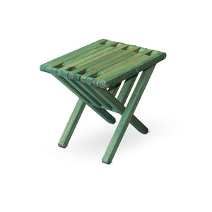 XQuare Wooden End Table X36 Alligator Green