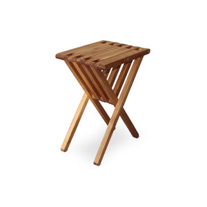 XQuare Wooden End Table X45 Light Brown