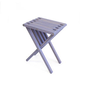 XQuare Wooden End Table X45 Stormy Skies