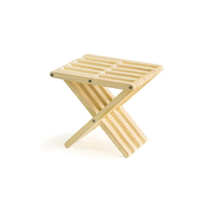 XQuare Wooden Stool X30 Pollen