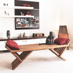 XQuare Wooden French Bench X90