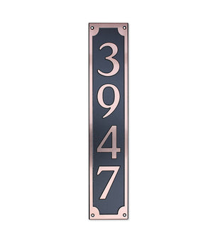 Custom address plaque