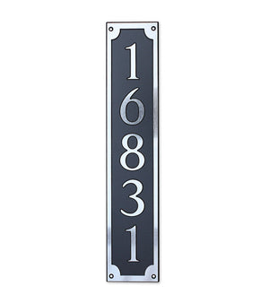 Custom address plaque