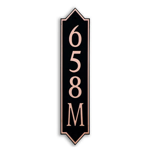 Custom address plaque