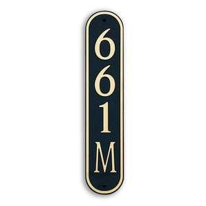 Custom address plaque