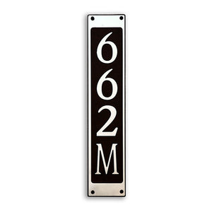 Custom address plaque