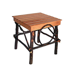 Bentwood End Table - Hickory & Oak