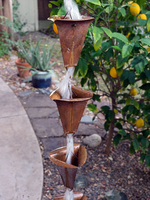 Desert Flower Cup Rain Chain™
