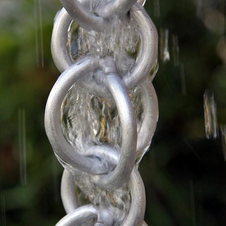 Double Loops Rain Chain Link Style Rain Chain Free Shipping
