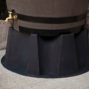 Flat Back Rain Barrel Stand