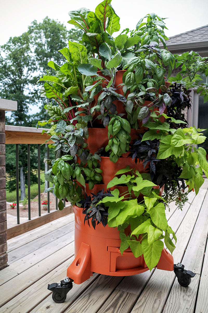 Garden Tower 2™, 50-Plant Composting Vertical Garden Planter