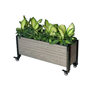 Trough Planter with Wheels with Casters
