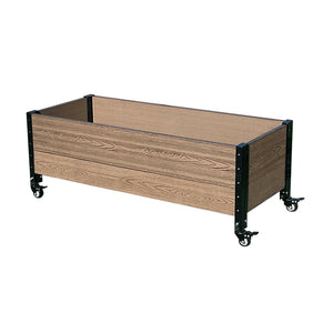 Deckside Planter with Wheels Empty