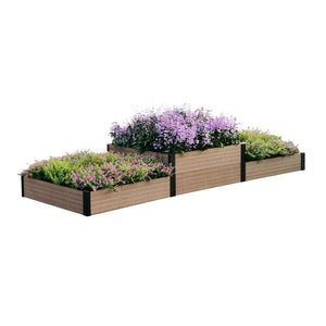 Terraced Triple Raised Garden Bed (Lo-Hi-Lo) 