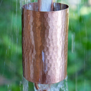 kenchiku rain chain in copper