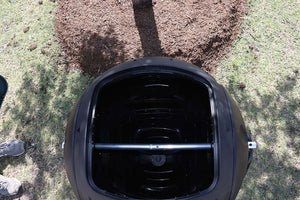 Ms.Tumbles® Compost Tumbler open