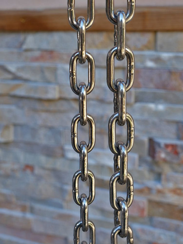 Stainless Steel Link Rain Chain  Modern Rain Chain – Free Shipping